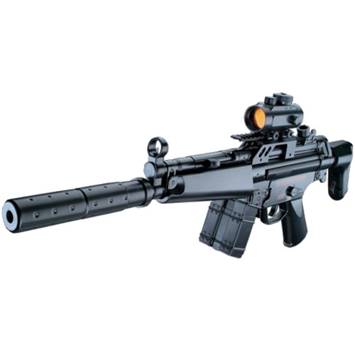  M83A2 Airsoft M4 Rifle eléctrico AEG semi/completamente  automático cargador de batería recargable incluido Red Dot Scope Foregrip  Correa Clip de repuesto y Bulldog Airsoft 2000 BBS 0.236 in : Deportes y