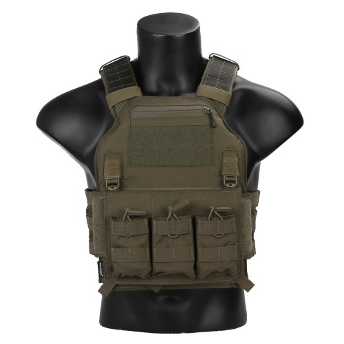 EMERSONGEAR BLUE LABEL TACTICAL VEST 420 PLATE CARRIER RANGER GREEN (EMB7362RG)