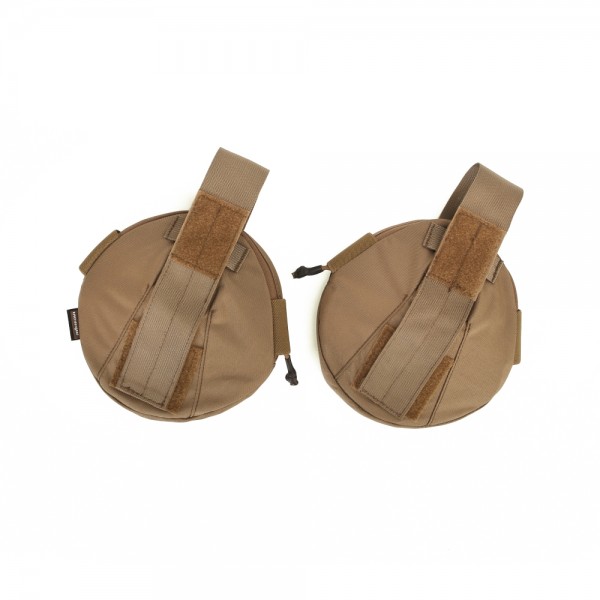 EMERSONGEAR TACTICAL SHOULDER ARMOR 2x POUCH PAD FOR AVS CPC VEST COYOTE BROWN (EM7331CB)