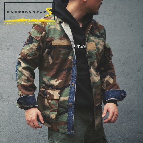 EMERSONGEARS GIACCA BDU VINTAGE STYLE WOODLAND UOMO TAGLIA L (EMS6870-L)