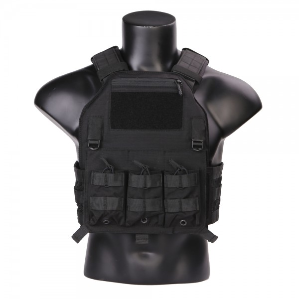 EMERSONGEAR TACTICAL VEST 420 PLATE CARRIER BLACK (EM7362BK)