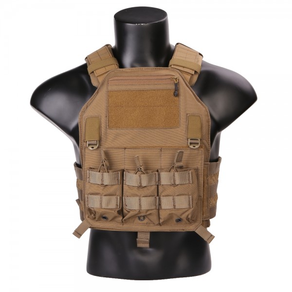 EMERSONGEAR TACTICAL VEST 420 PLATE CARRIER COYOTE BROWN (EM7362CB ...