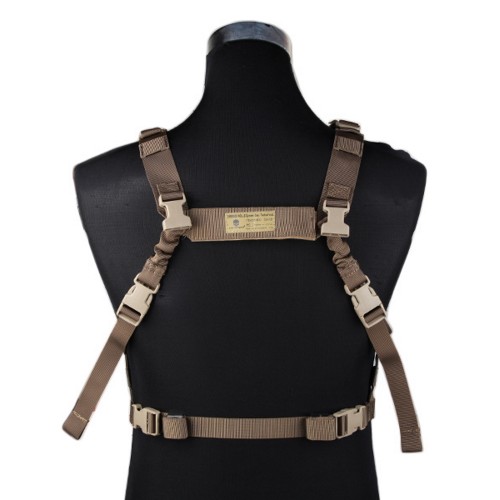 EMERSONGEAR MOLLE SYSTEM LOW PROFILE CHEST RIG COYOTE BROWN (EM7452D)