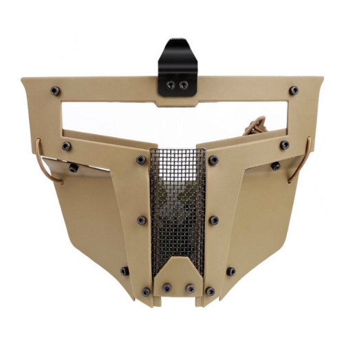 WOSPORT IRON WARRIOR FULL FACE MASK FOR FAST HELMETS TAN (WO-MA104T)