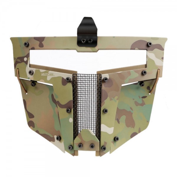 WOSPORT IRON WARRIOR FULL FACE MASK FOR FAST HELMETS MULTICAM (WO-MA104M)