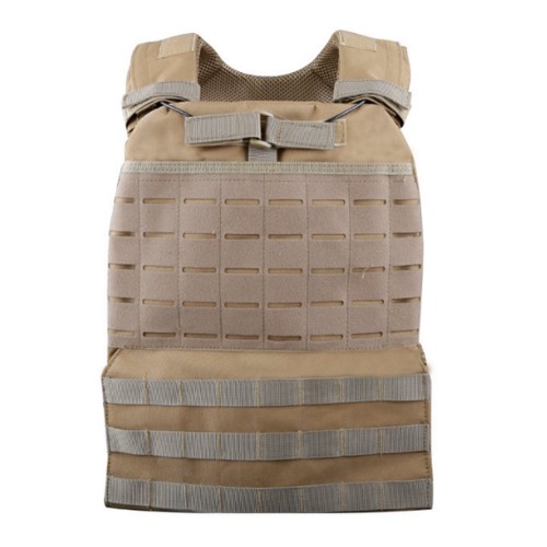 WOSPORT PLATE CARRIER TACTICAL VEST TAN (WO-VE61T)