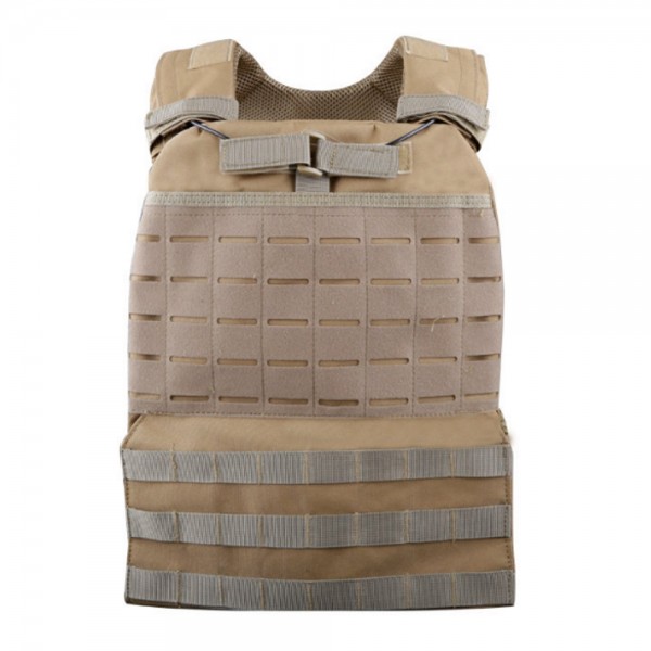 WOSPORT PLATE CARRIER TACTICAL VEST TAN (WO-VE61T)