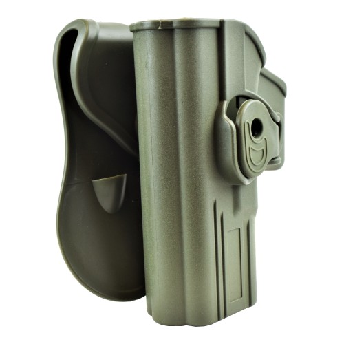 WOSPORT FONDINA RIGIDA ESTRAZIONE RAPIDA PER MANCINI SERIE GLOCK OLIVE DRAB (WO-GB42LV)