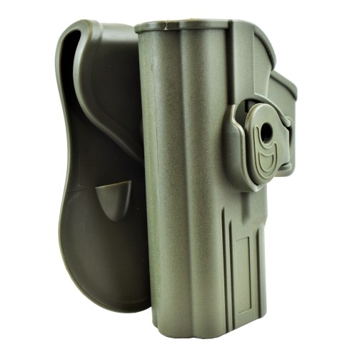 WOSPORT QUICK PULL HOLSTER FOR LEFT-HANDED GLOCK SERIES OLIVE DRAB (WO-GB42LV)