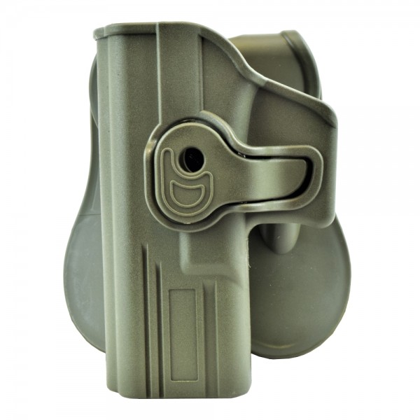 WOSPORT FONDINA RIGIDA ESTRAZIONE RAPIDA PER MANCINI SERIE GLOCK OLIVE DRAB (WO-GB42LV)