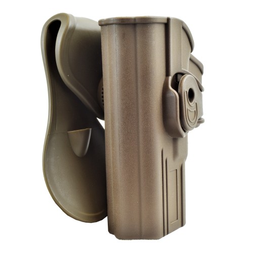 WOSPORT QUICK PULL HOLSTER FOR LEFT-HANDED GLOCK SERIES TAN (WO-GB42LT)