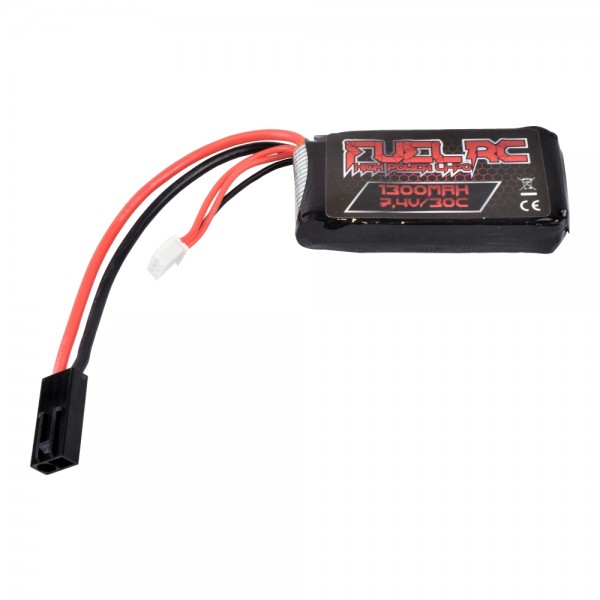 FUEL BATTERIA LI-PO 7.4V x 1300MAH 30C (FL-7.4X1300)