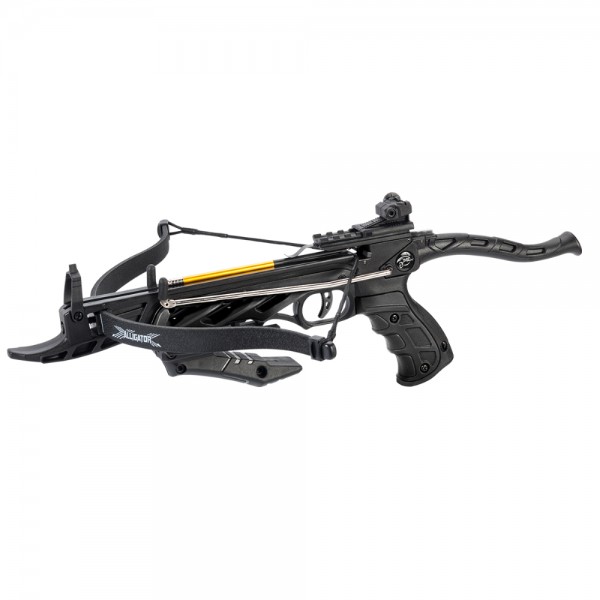 MAN KUNG RECURVE CROSSBOW PISTOL ALLIGATOR TCS1 80 LBS BLACK (MK-TCS1B)