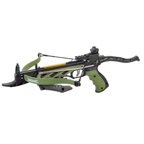 MAN KUNG RECURVE CROSSBOW PISTOL ALLIGATOR TCS1 80 LBS GREEN (MK-TCS1G)