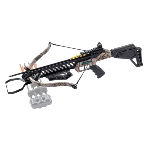 MAN KUNG RECURVE CROSSBOW HOUND 175 LBS GOD CAMO (MK-XB27GC)