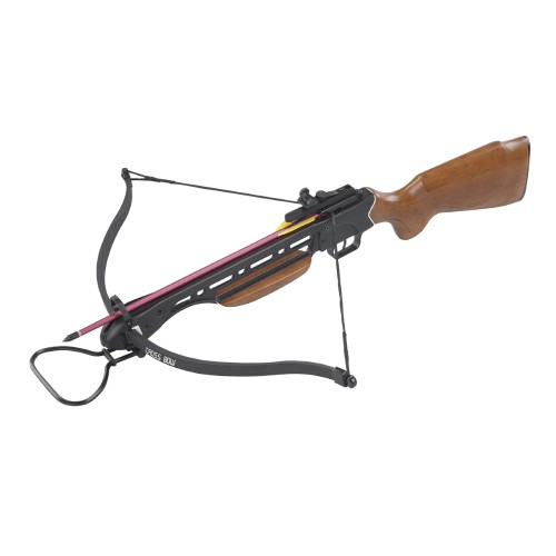 MAN KUNG RECURVE CROSSBOW 150LBS WOODEN STOCK (MK 150A1)
