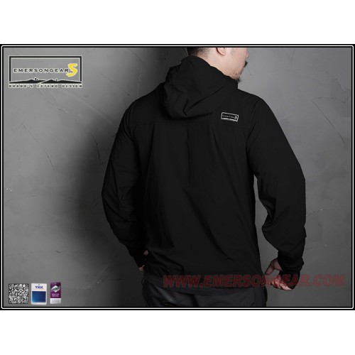 EMERSONGEARS GIACCA HATTORI SKIN WINDBREAKER NERO TAGLIA S (EMS6872BK-S)