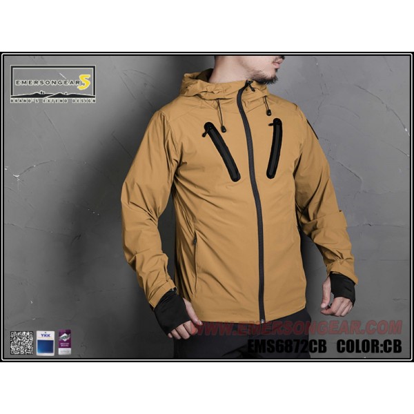 EMERSONGEARS HATTORI SKIN WINDBREAKER COYOTE BROWN SMALL SIZE (EMS6872CB-S)