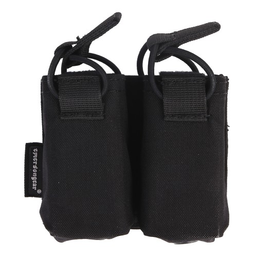 EMERSONGEAR DOUBLE PISTOL MAGAZINE POUCH BLACK (EM6374-B)