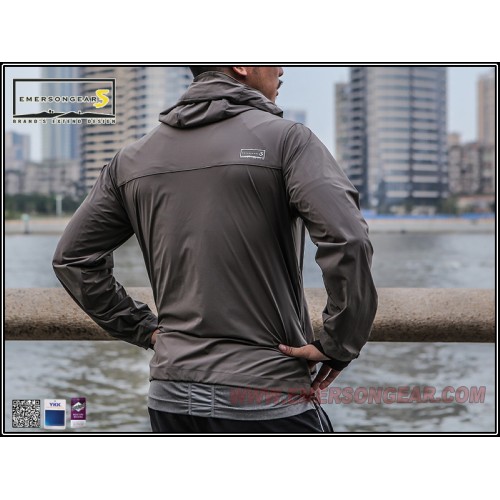 EMERSONGEARS HATTORI SKIN WINDBREAKER GRAY SMALL SIZE (EMS6872G-S)