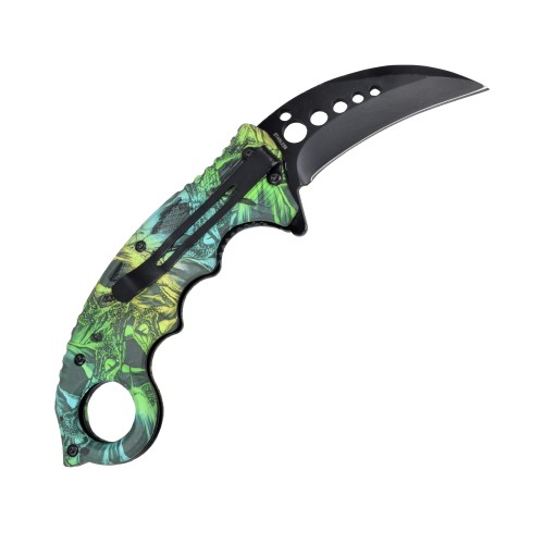 SCK SPRING ASSISTED KARAMBIT FOLDING KNIFE (CW-015-1)