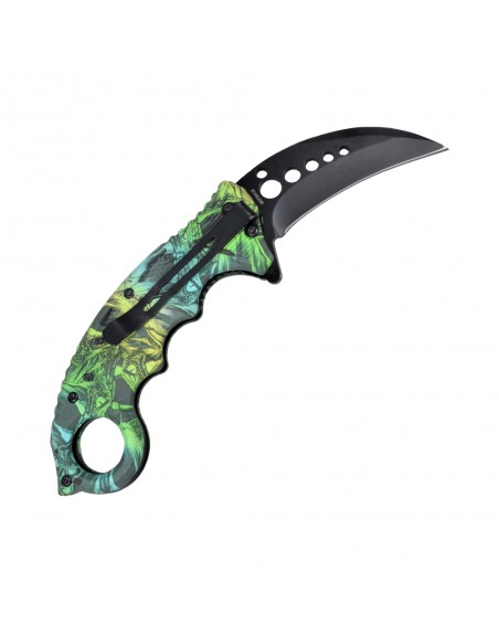 SCK SPRING ASSISTED KARAMBIT FOLDING KNIFE (CW-015-1) | Jolly Softair