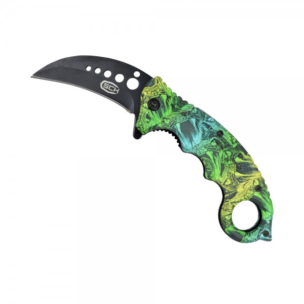 SCK SPRING ASSISTED KARAMBIT FOLDING KNIFE (CW-015-1)