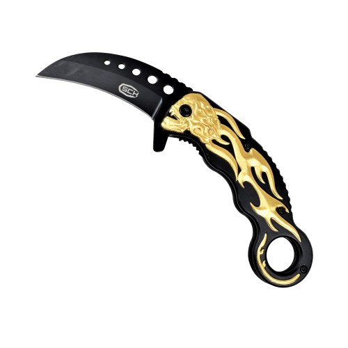 SCK SPRING ASSISTED KARAMBIT FOLDING KNIFE (CW-016)