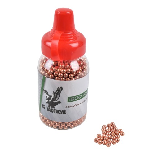 JS-TACTICAL 4.5MM PRECISION GRADE COPPER PLATED STEEL BBS 1500 (JS-ST4.5 BB1500R)