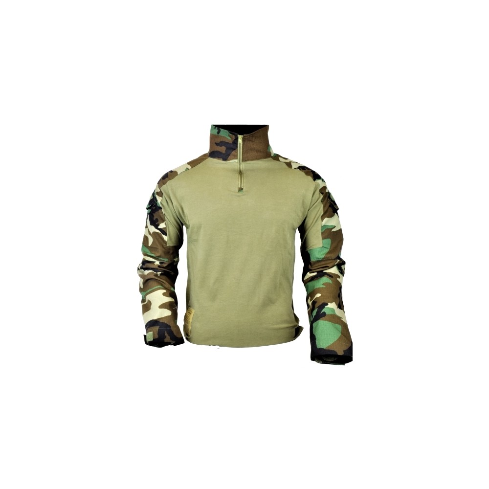 JS-TACTICAL COMBAT SHIRT JS-WARRIOR WOODLAND S (JSWAR-MG-W-S)