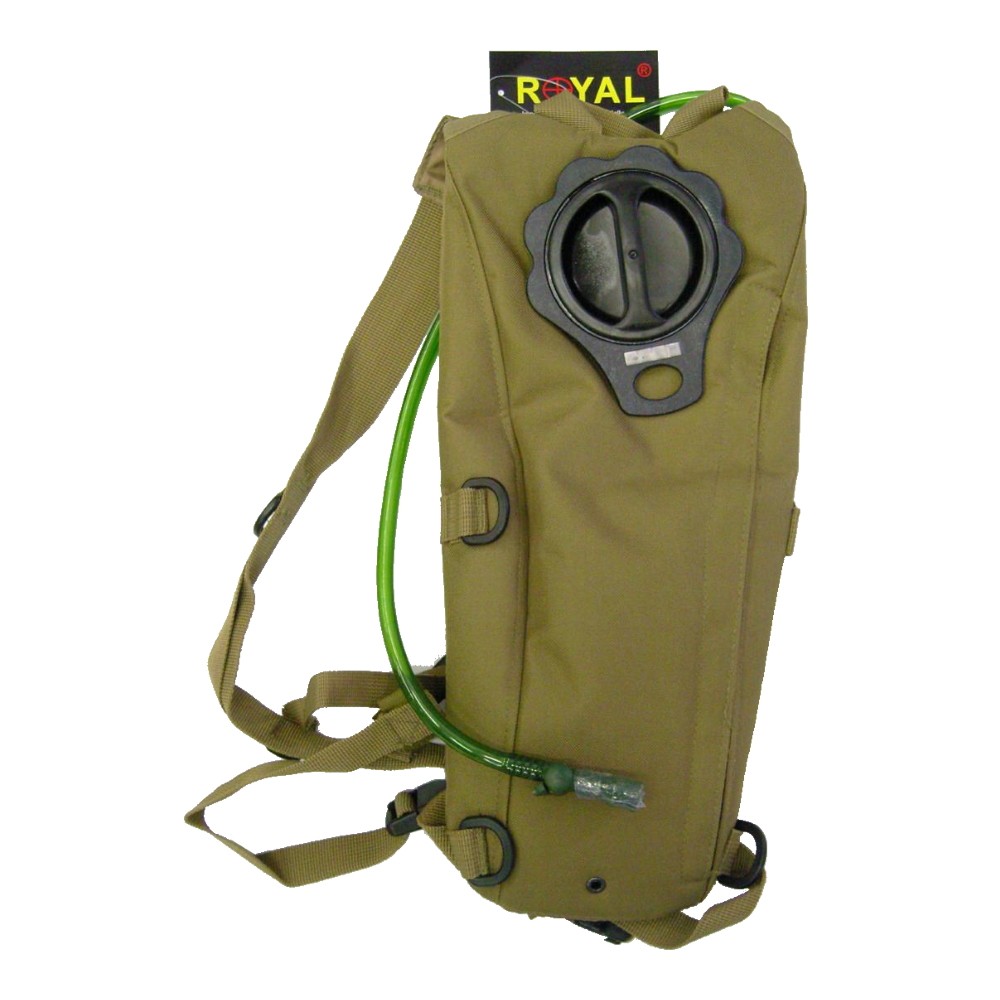 ROYAL BACKPACK WITH 2,5 LITERS HYDRATATION BAG TAN (RP-6407TAN)