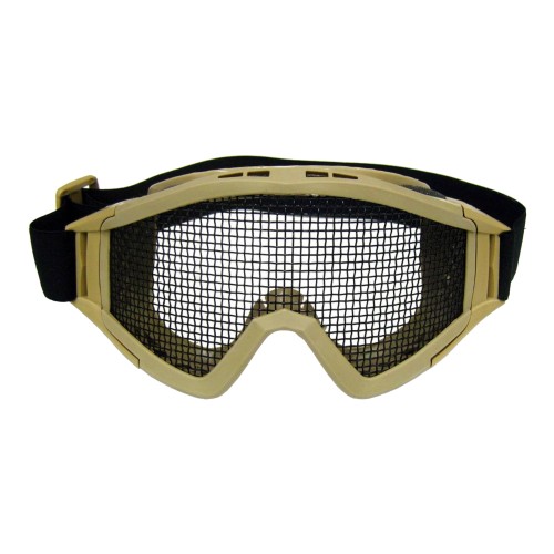 WOSPORT STEEL MESH MASK DARK EARTH (6060T)