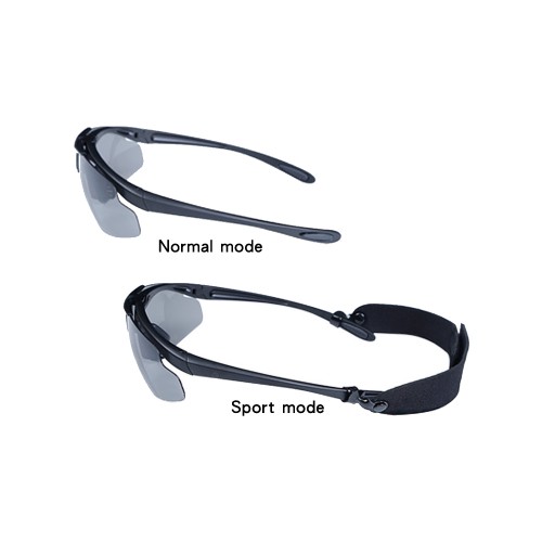 WOSPORT SHOOTING GLASSES BLACK FRAME (6055B)