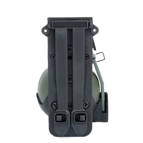 WOSPORT DUMMY M67 GRENADE SET WITH MOLLE MOUNT BLACK (WO-EX06B)