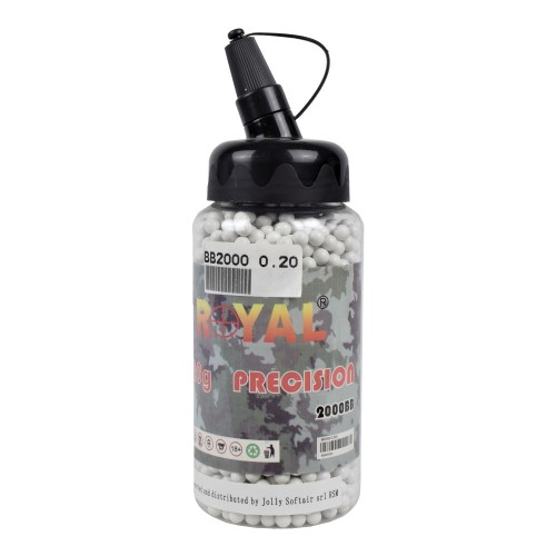Pallini Softair Jolly JS-T Calibro 5,95 Mm, Peso 0,23g, Confezione Da 1kg Bianco - High Grade Performance