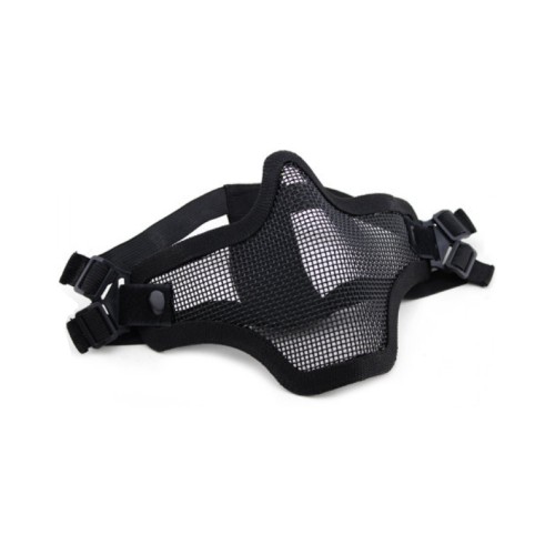 WOSPORT STEEL MESH MASK BLACK (KR001B)