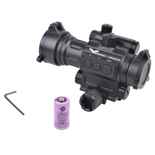 JS-TACTICAL RED DOT SIGHT SCOPE CON LASER INTEGRATO (JS-HD30L)