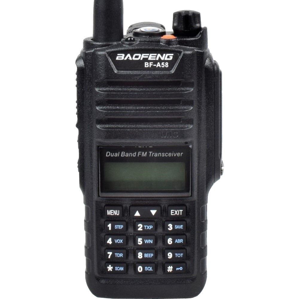 BAOFENG RICETRASMITTENTE DUAL BAND VHF/UHF FM WATERPROOF E DUSTPROOF (BF-A58)