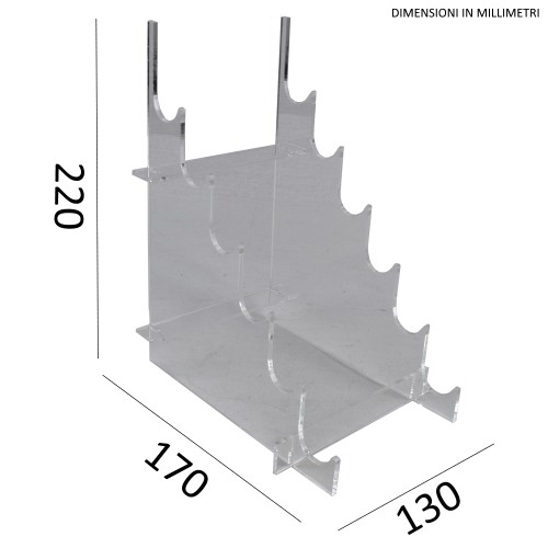 ESPOSITORE PER COLTELLI - SET 10 PEZZI (ESC)