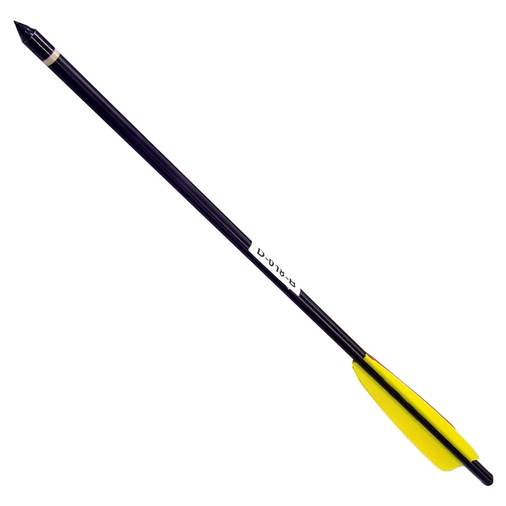 EK ARCHERY DARDO IN ALLUMINIO 16 POLLICI NERO (D018B)