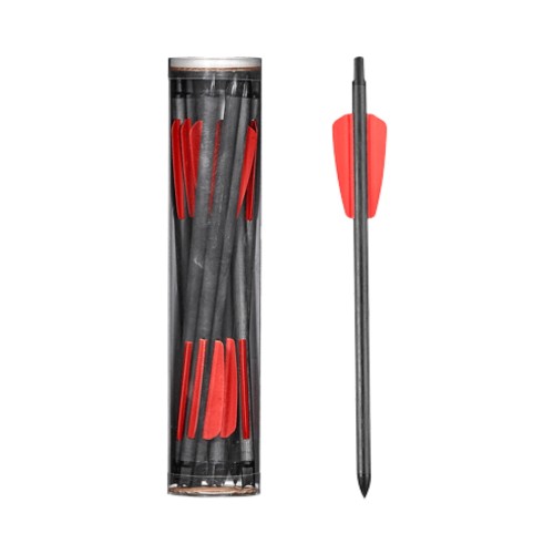 EK ARCHERY SET 10 DARDI IN CARBONIO 7,5" PER R9/RX COBRA SYSTEM (D-110A11)