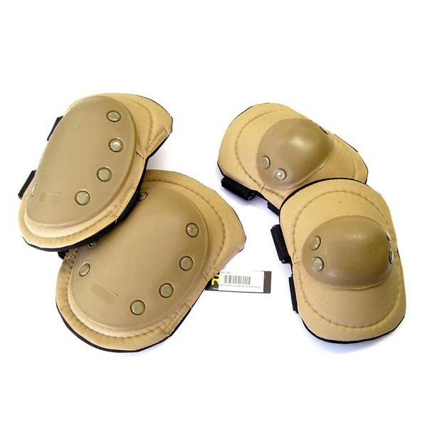 ROYAL KNEE PADS AND ELBOW PADS TAN (G1 T)
