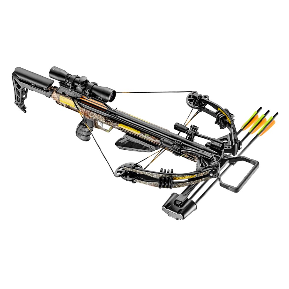 EK ARCHERY COMPOUND CROSSBOW ACCELERATOR 370+ 185 LBS CAMO (CR079M)