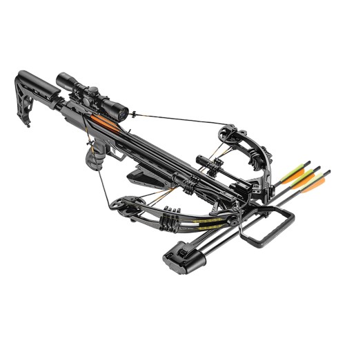 EK ARCHERY COMPOUND CROSSBOW ACCELERATOR 370+ 185 LBS BLACK (CR079B)