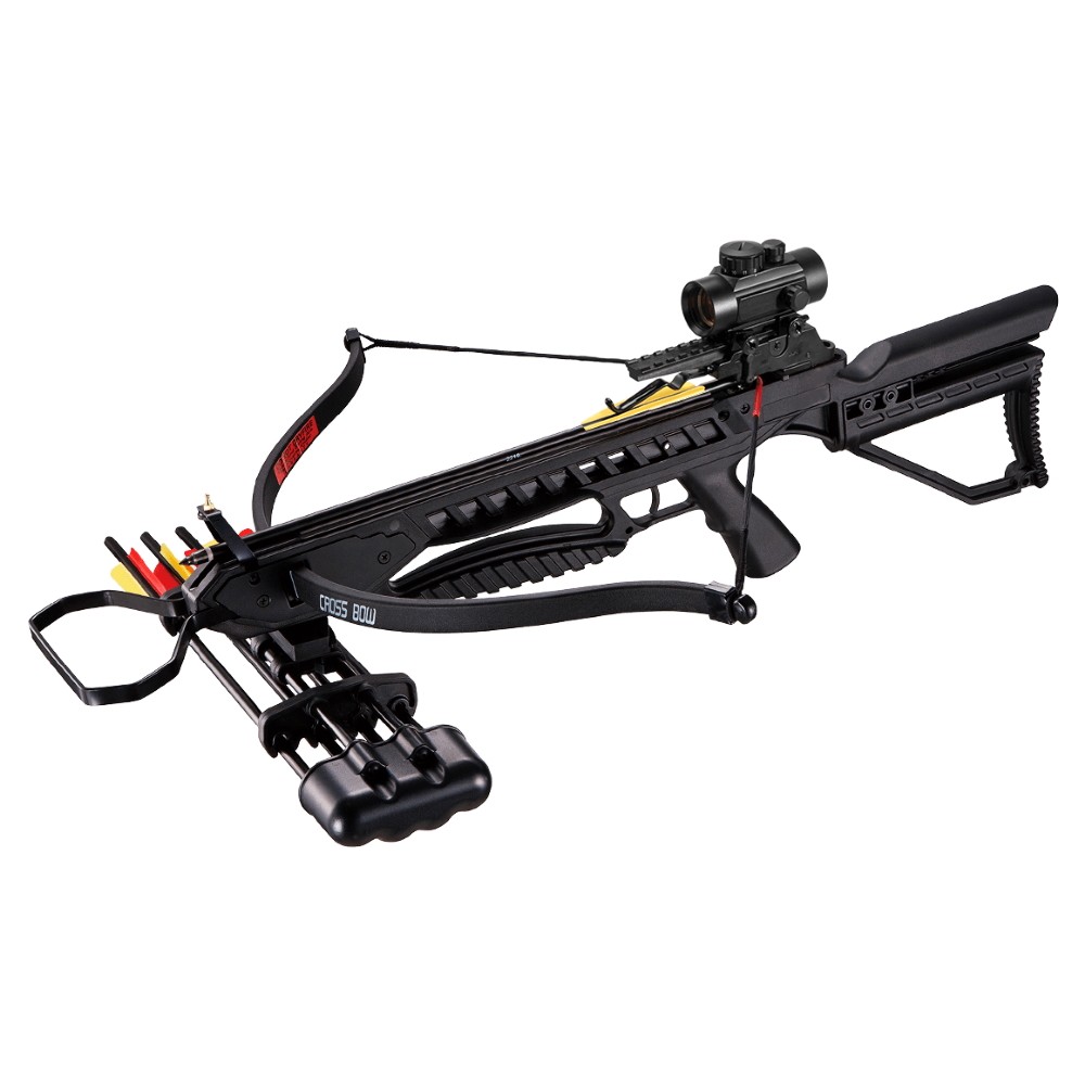 MAN KUNG RECURVE CROSSBOW RIP CLAW 175 LBS BLACK (MK-XB21B)