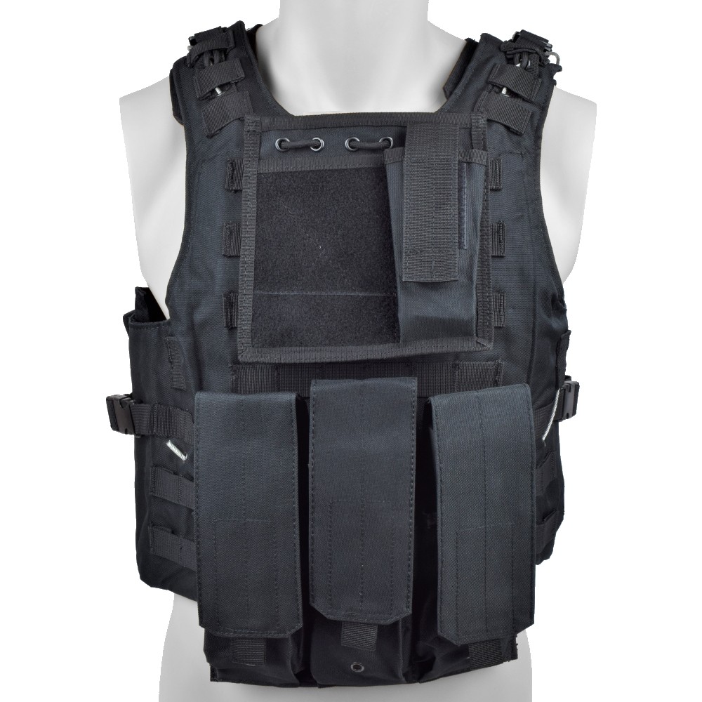 ROYAL TACTICAL VEST BLACK (VT-1104B)