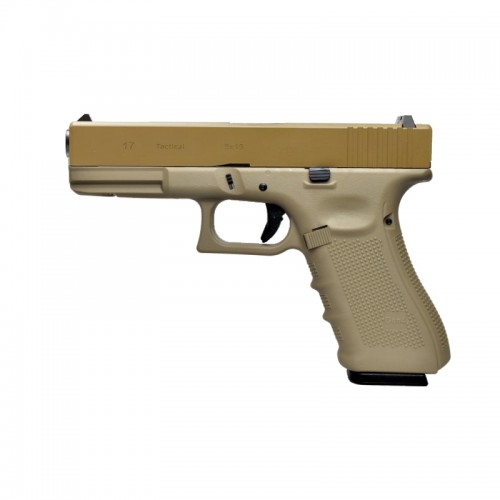 WE GAS PISTOL G-17 TAN (W057T)