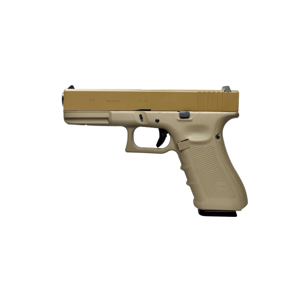 WE GAS PISTOL G17 TAN (W057T)