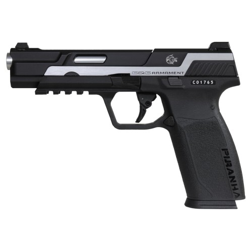 G&G PISTOLA A GAS PIRANHA MK I SILVER (GG-PIRS)