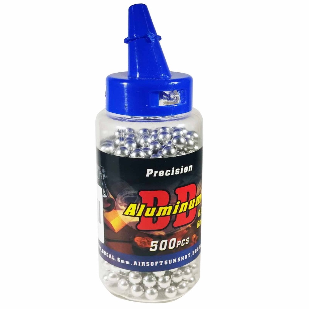 WIN GUN ALUMINUM BALL PELLETS 0.33g 500 PCS (BB 639)